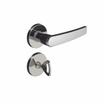 Fechadura Pado Concept Roseta Redonda 401B Cromada Banheiro - Casa das Fechaduras