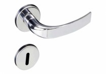 Fechadura Pado Copa Roseta Redonda Cromada Interna - Casa das Fechaduras