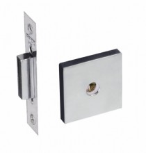 Trava de Segurança Pado 1500 Roseta Quadrada Cromada - Casa das Fechaduras