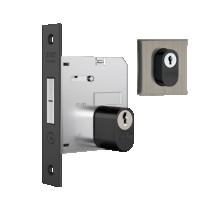 Fechadura Stam 1006 Porta Correr Roseta Quadrada Externa - Casa das Fechaduras