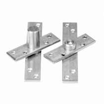 Dobradiça Pivotante Pado em Aço Inoxidável com Rolamento Suporta Até 350kg - Casa das Fechaduras