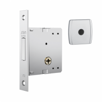 Fechadura Auxiliar Stam 1002  Inox - Casa das Fechaduras